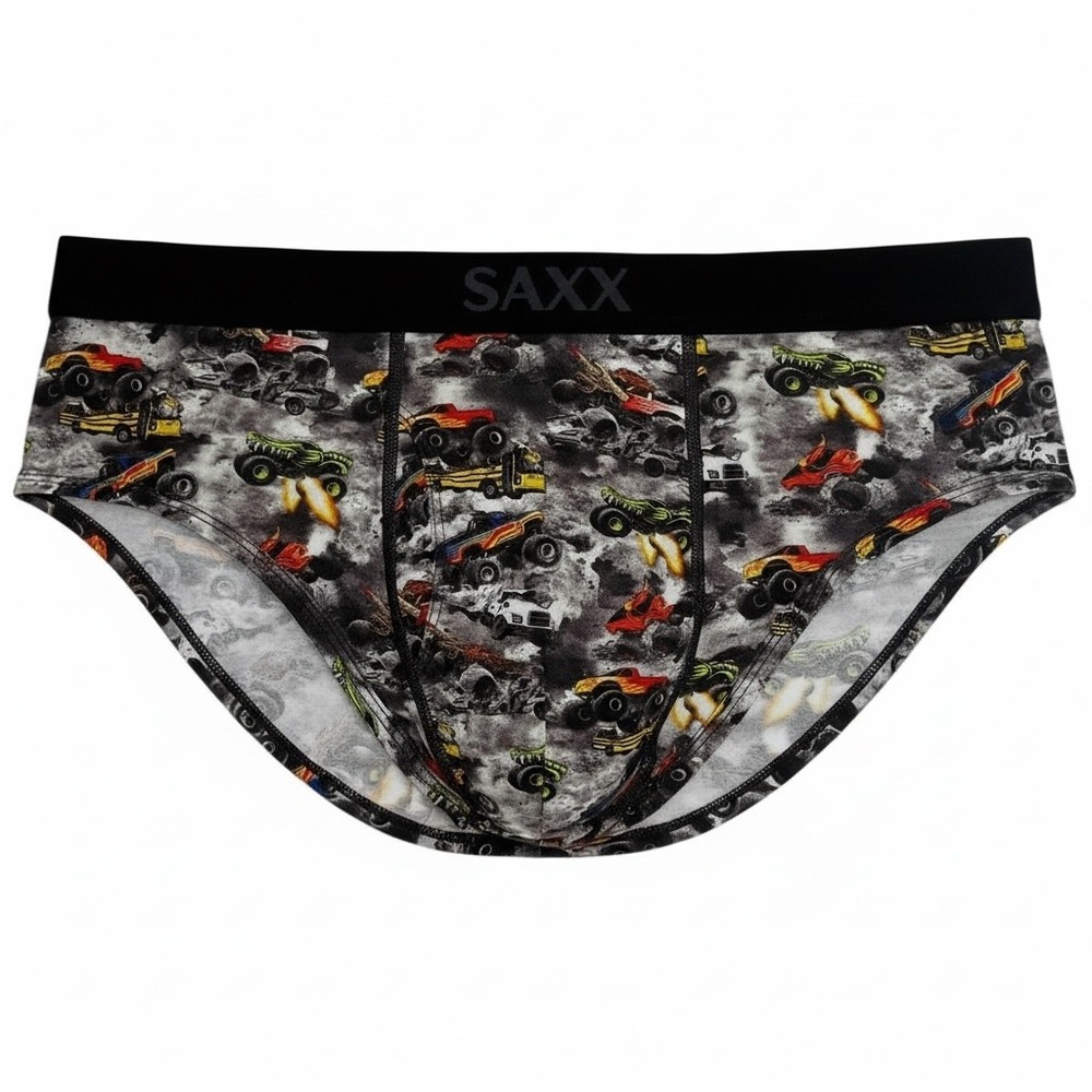 Shinesty Ball‎ Hammock Monster Truck Briefs Mens Large Grey Graphic Underwear L